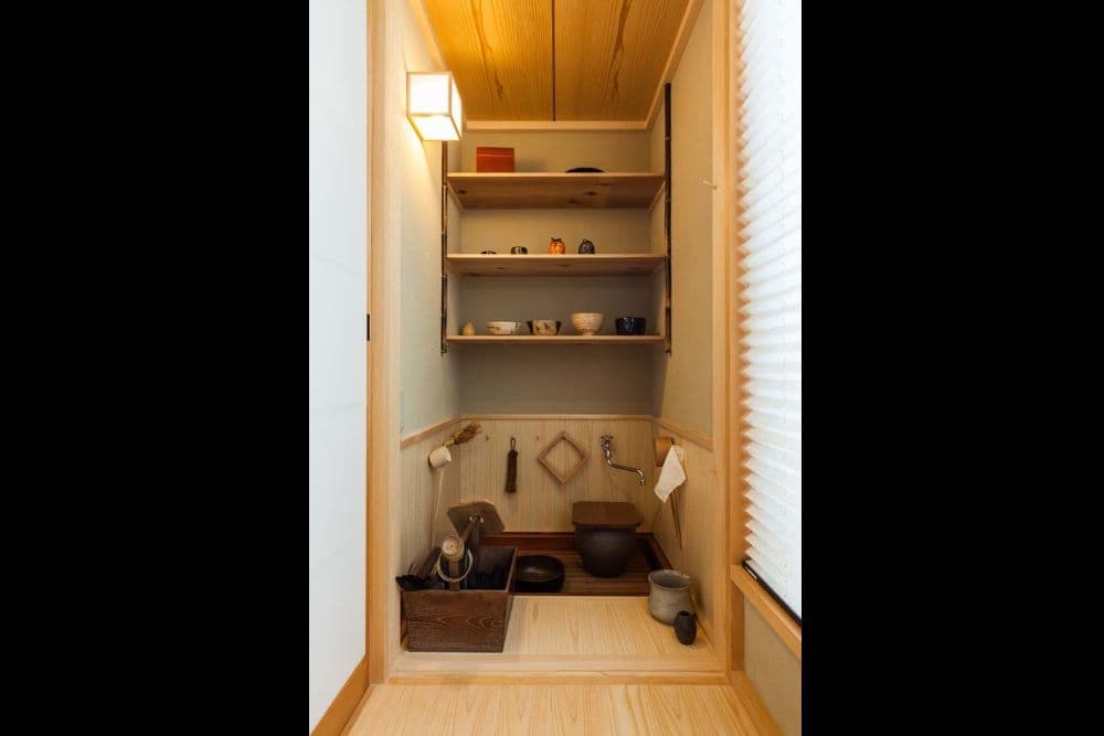 水屋も本格的なしつらえに