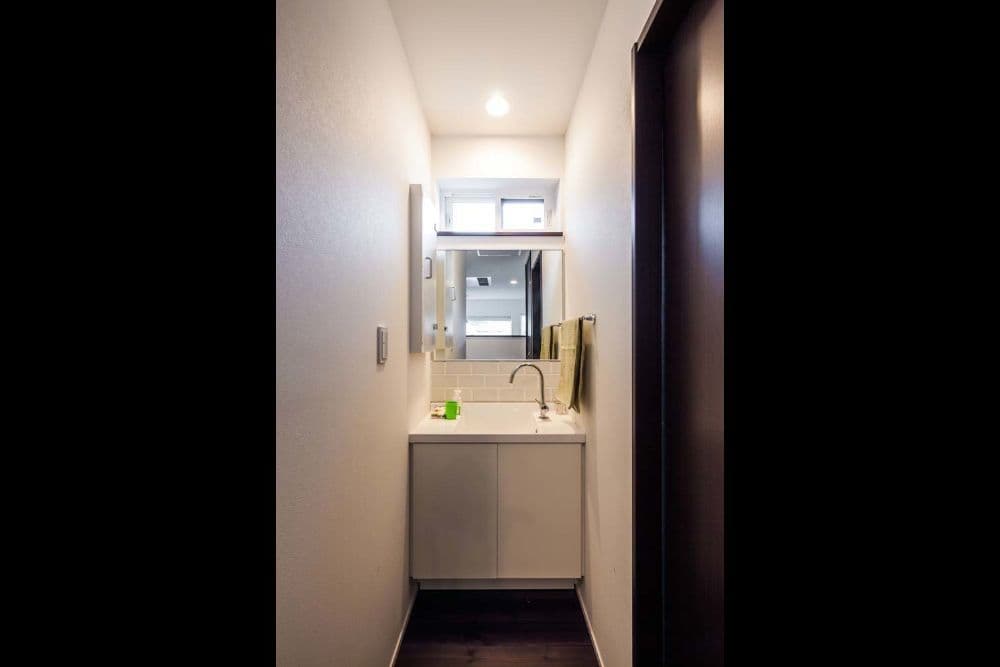 コンパクトな洗面台