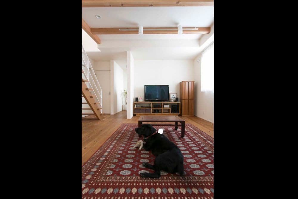 すっきりとしたリビング